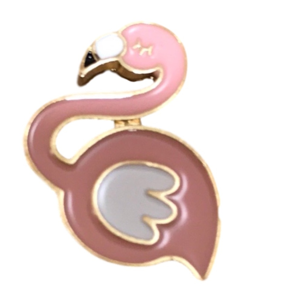 Flamingo Pink Enamel Pin